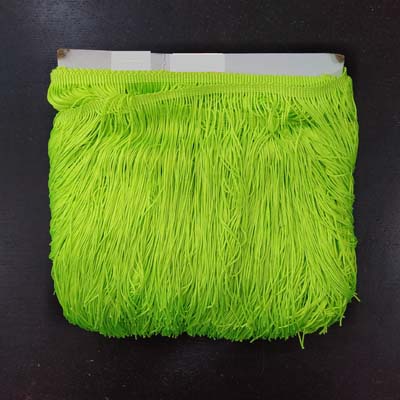 Vágott végű neon színű rojt 20 cm  hosszú